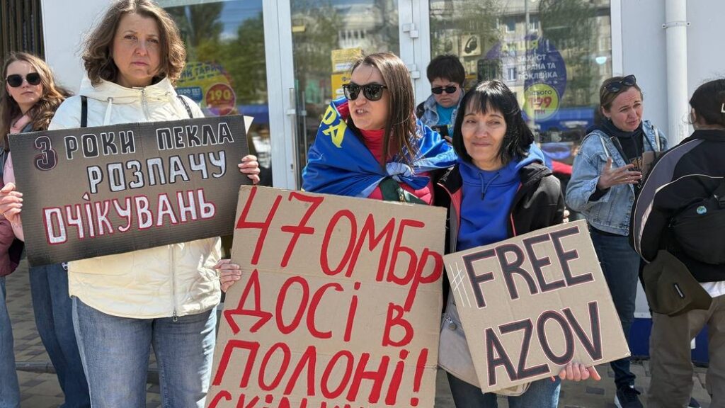 Акція "Не мовчи, полон вбиває". Київ, 27 квітня 2025 року. Суспільне Новини/Дар'я Григоренко
